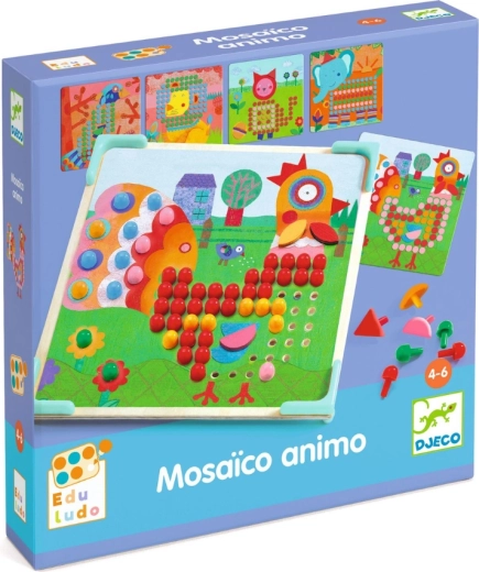 Djeco Animal Mosaic Art Set