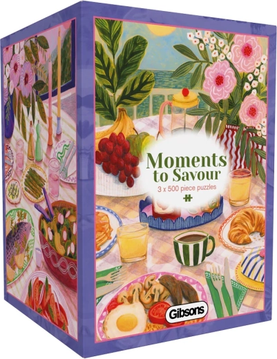 GIBSONS puzzle Moments to Savor 3×500 pieces