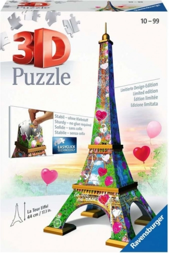 Puzzle 216 Pieces 3D Eiffel Tower Love Edition