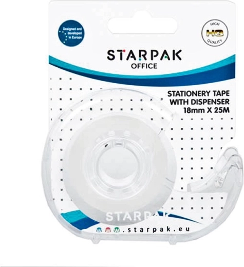 Adhesive tape with cutter - 1 piece