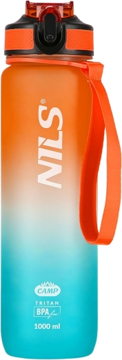 Tritaninė gertuvė 1000 ml oranžinė–mėlyna NILS Camp