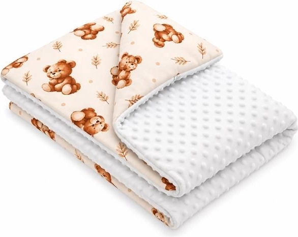 Children's warm blanket New Baby Sweet baby bears 80 × 100 cm