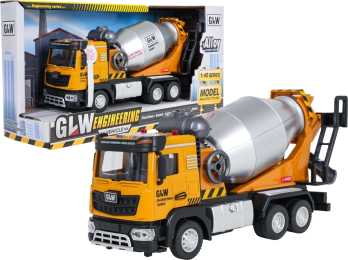 Children's Metal Cement Mixer with Lights and Sounds