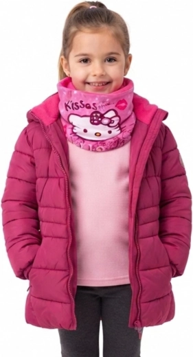 Vaikiškas rožinis kaklo movas „Hello Kitty“