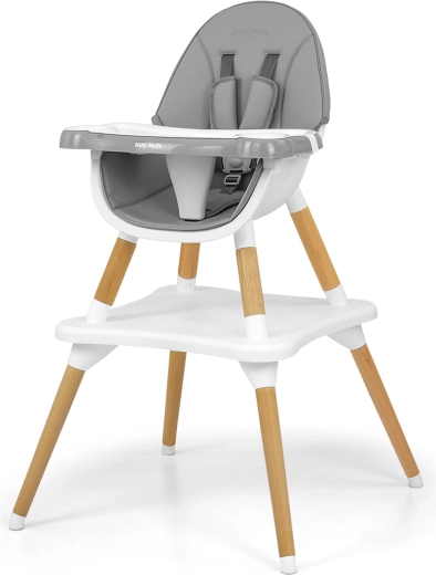 Milly Mally Malmo 2-in-1 High Chair, Grey