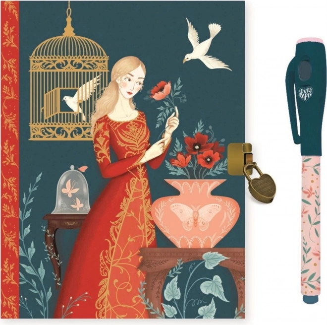 DJECO slaptas dienoraštis su magišku rašikliu Lisa