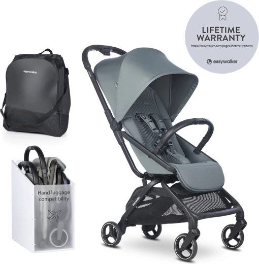 EASYWALKER sportinis vežimėlis Rockey S – Taupe