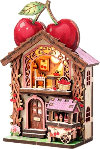 2Kids Toys 3D wooden model kit magnet cherry cottage