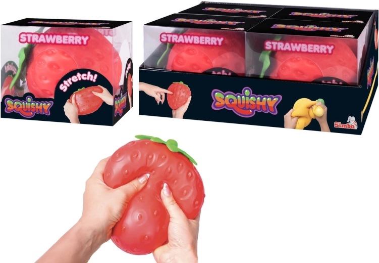 Squishy braškė 15 cm
