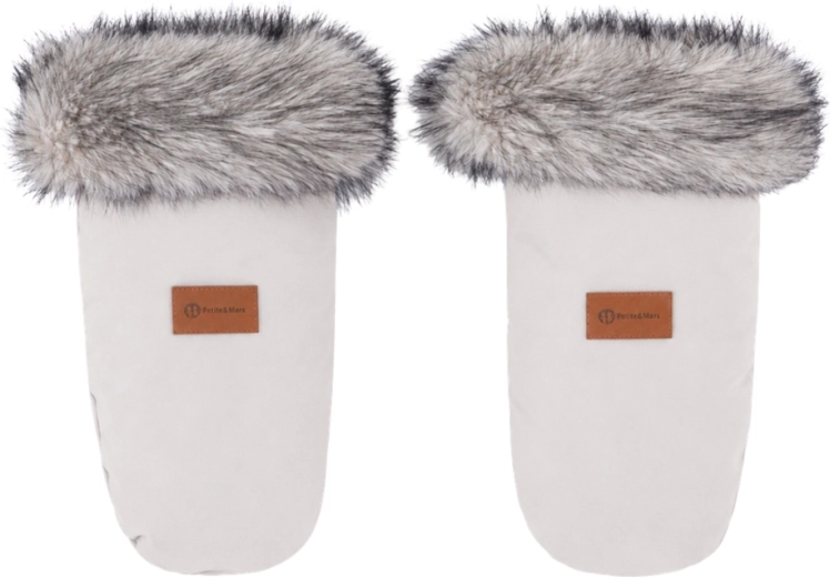 Petite&Mars stroller hand warmer Fjora Champagne Shower