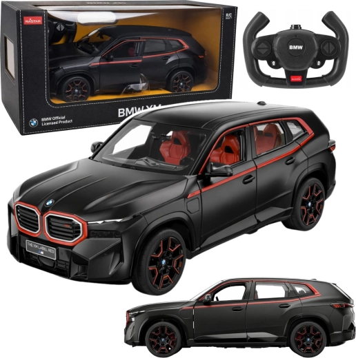 RC automobilis BMW XM 1:14 juodas RASTAR
