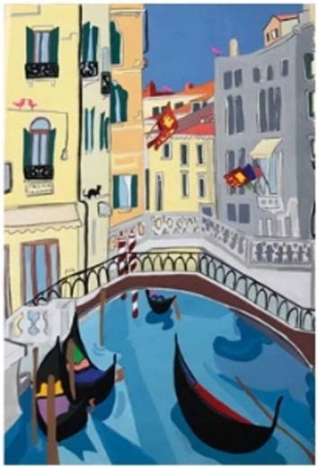 Norimpex Paint by Numbers Venetian Bridge 40 × 50 cm