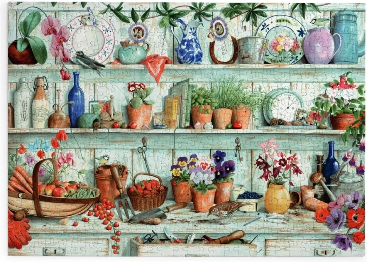 House of Puzzles Flowers and Harvest puzzle, 500 extra-large pieces