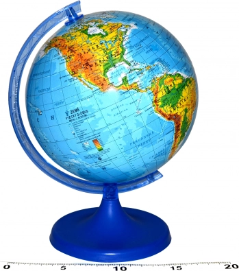 Geografinis gaublys 16 cm
