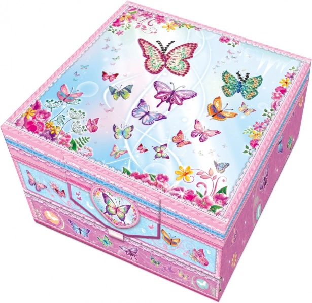 Secret two-tier letter set with decorative pen