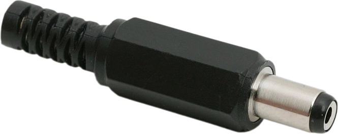 DC kištukas 5,5 × 2,1 mm su apsauga nuo kabelio lūžimo