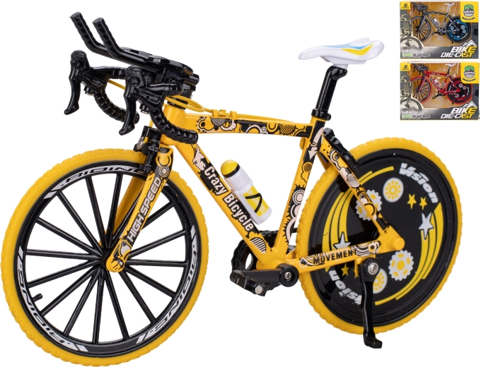 Metal pull-back racing bike