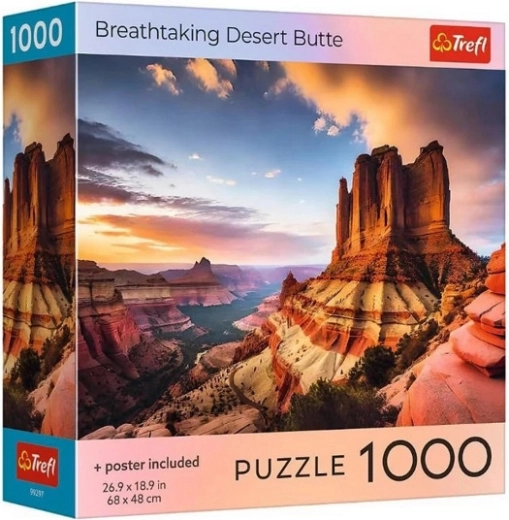 Dėlionė 1000 USA Kvapą gniaužianti dykumos uola (Butte)