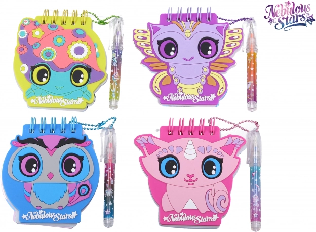 Nebulous Stars mini užrašų knygelė su rašikliu 9 cm