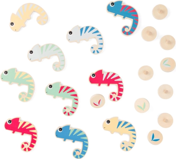 Chameleonas – spalvų medžioklė medinis šeimos žaidimas