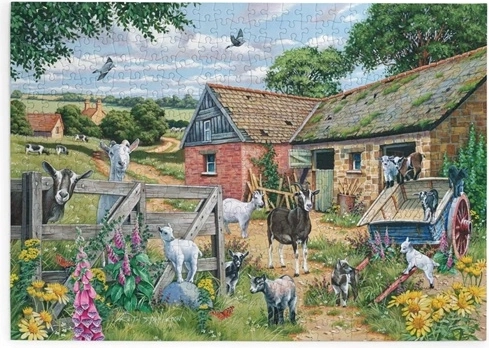 House of Puzzles Happy Farm – puzzle with 500 extra-large pieces