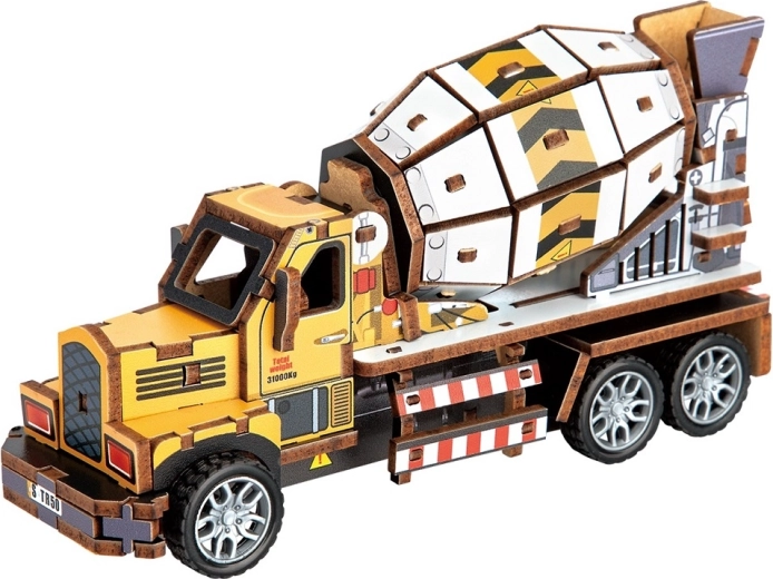 2Kids Toys 3D medinė betono maišyklės dėlionė