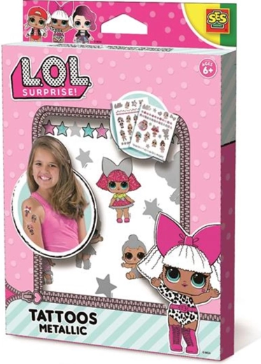 SES L.O.L. Surprise! metalinės tatuiruotės