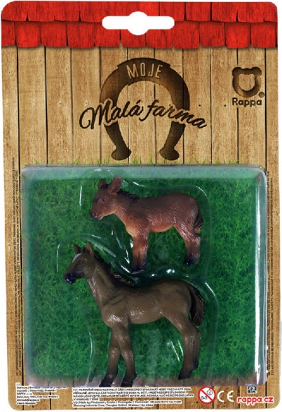 Ūkio gyvūnai 2 viename – arklys ir asilas