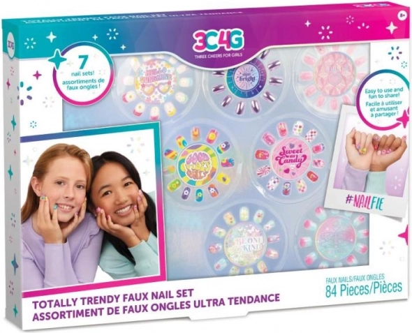 Dirbtinių nagų rinkinys Totally Trendy
