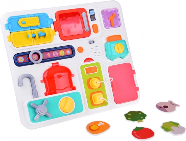 Interaktyvus Montessori virtuvės žaislas
