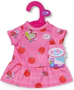 BABY born dark pink dress for 36 cm dolls