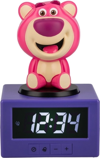 Light-Up Desktop Alarm Clock with Bear Lotso