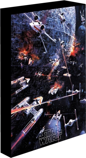 Šviečiantis LED paveikslas 30x40 cm Star Wars