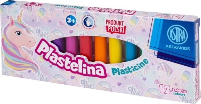 Astra plastilinas Vienaragiai modeliavimui ir kūrybai