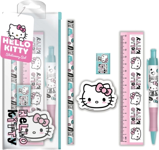 Hello Kitty mokyklinis rinkinys mažiesiems moksleiviams