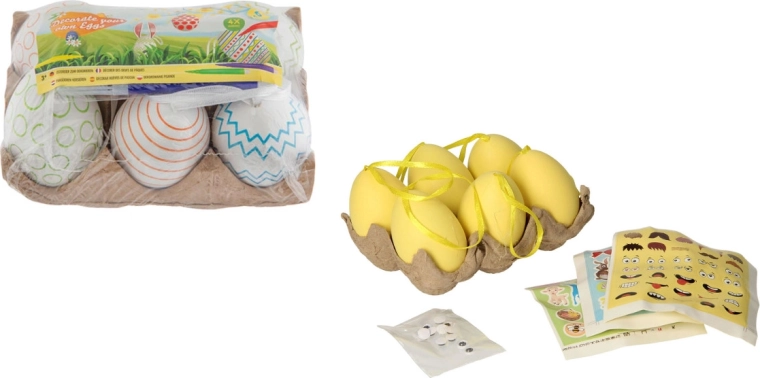 Easter Plastic Eggs – Set of 6