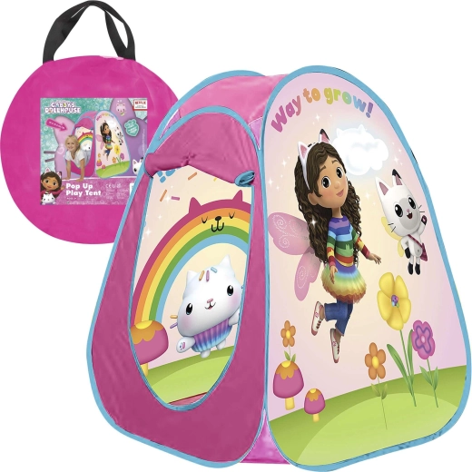 Savaime išsiskleidžianti vaikų palapinė Katės namelis GABI kambariui ir sodui