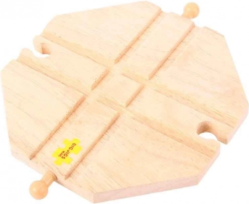 Bigjigs Rail medinių traukinių bėgių sankryža