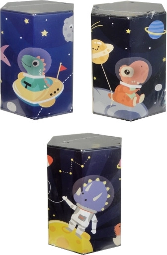 Kids’ money box with a space theme