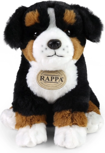Plush Bernese Mountain Dog Sitting 23 cm