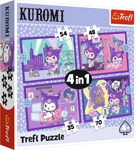 Puzzle 4-in-1 KUROMI – HELLO KITTY