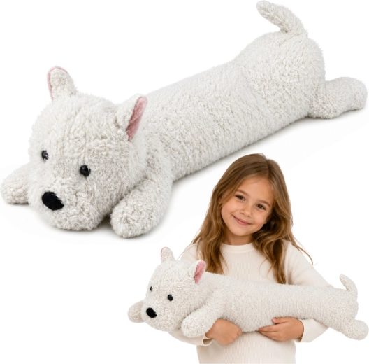 Large plush West Highland white dog 90 cm - 1 piece