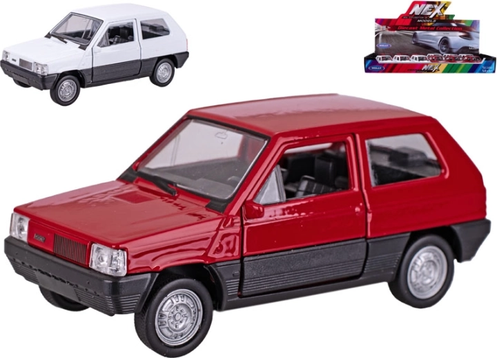 Welly Fiat Panda – metalinis automobilio modelis su inerciniu užvedimu
