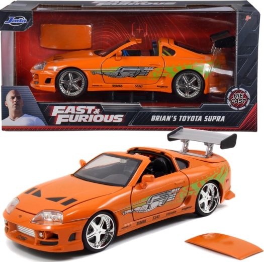 Toyota Supra „Fast & Furious“ metalinis modelis 19 cm