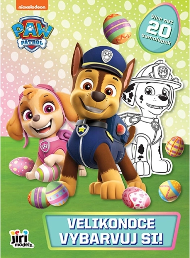 Spalvink pats! „Šunyčių patrulis“ – velykinė spalvinimo knygelė su lipdukais