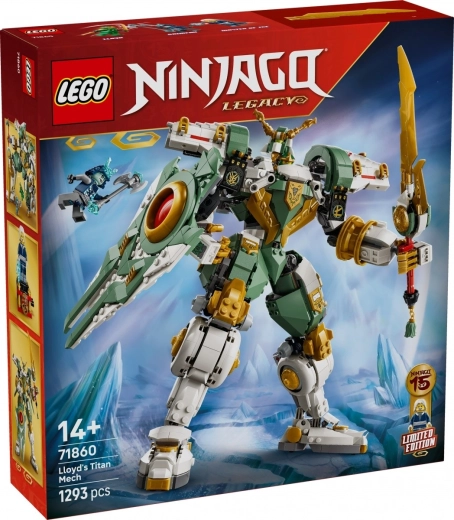 LEGO NINJAGO Lloydo titaniškas mechas – 15-osioms metinėms