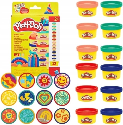 Play-Doh modeling compound set in 12 cups