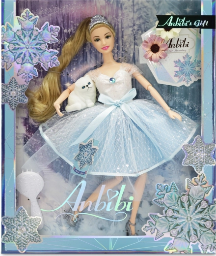 Anbibi gėlių lėlė Lucinka 28 cm