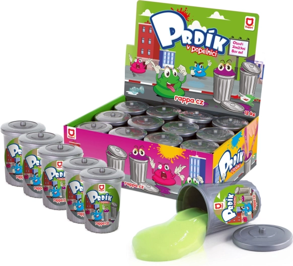 Pūščianti masė šiukšliadėžėje – gleivės su pūškėjimo garsais