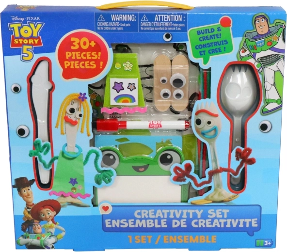 Disney Pixar Toy Story 5 kūrybinis rinkinys figūrėlėms Forky ir Karen Beverly gaminti